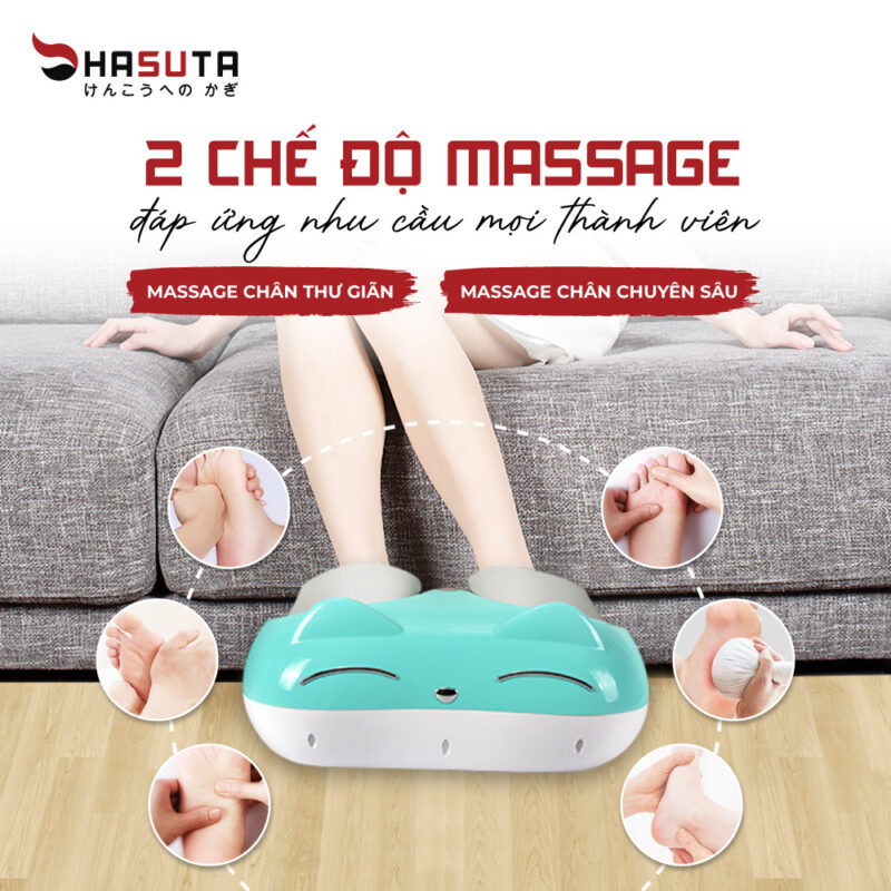 Máy Massage Chân HMF-250 (HỒNG)